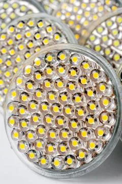 LED lamp. Photo Close-up Stock Photos