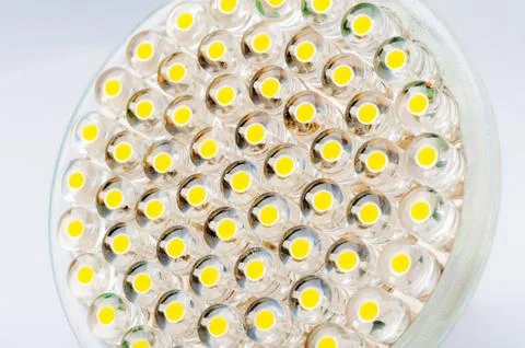 LED lamp. Photo Close-up Stock Photos