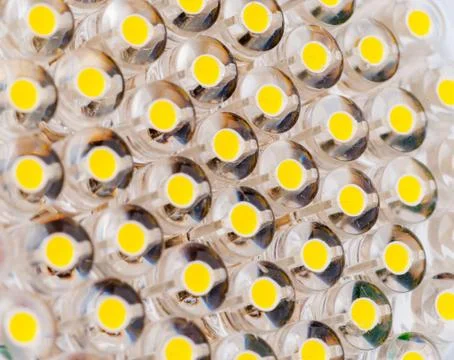 LED lamp. Photo Close-up Stock Photos