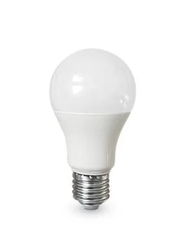LED lamp on white background Stock Photos