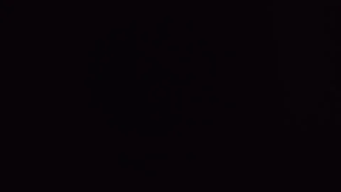 LED Light Blinking Red Diode Isolated Big Front Focused F8 Stock Footage 280773713