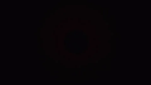 LED Light Blinking Red Diode Isolated Macro Front F2 Stock Footage 280774455