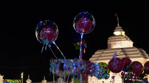 LED Light Up BoBo Balloons Vídeo Stock 326351931