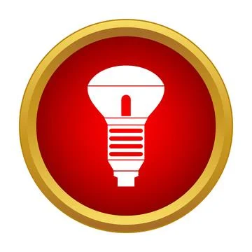 Led light bulb icon showing energy and idea concept Stock Illustration