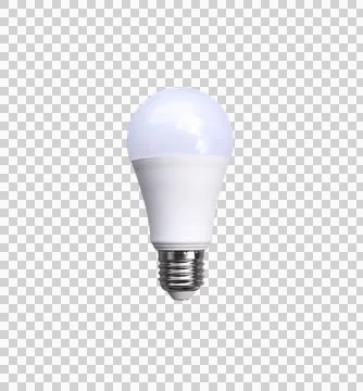 LED Light Bulb Isolated Stock Photos