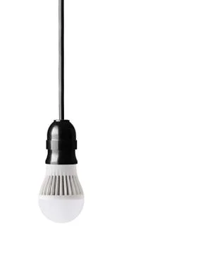 Led light bulb isolated on white background Stock Photos