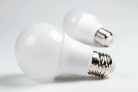 LED light bulb isolated on white background Stock-Fotos
