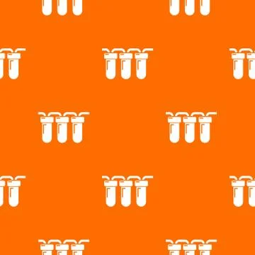 Led light bulb lamp pattern vector orange Stock Illustration