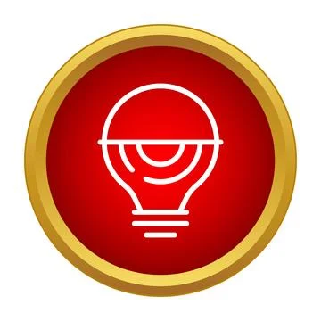 Led light bulb saving energy icon concept イラスト素材