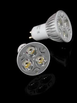 LED light bulbs Stock Photos