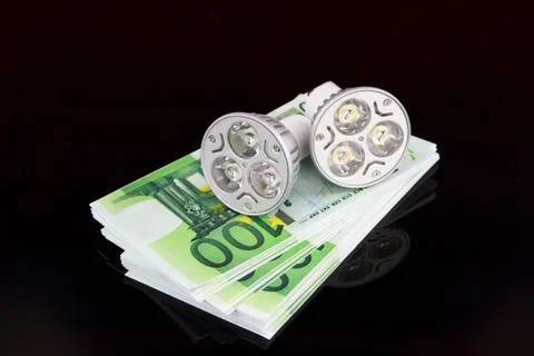 LED light bulbs Stock Photos