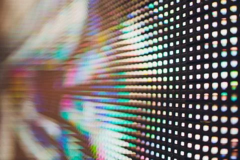 Led light digital Pattern Technology system Abstract background. Stock Photos