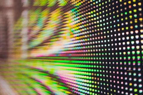 Led light digital Pattern Technology system Abstract background. Stock Photos