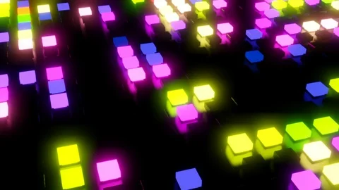 LED light diode array set Stock-Footage 122254228