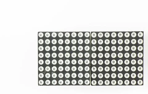 Led light display, small screen Foto stock