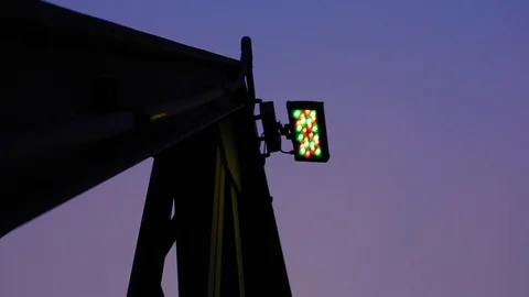 Led light effect purple back ground Stock Footage 94018068