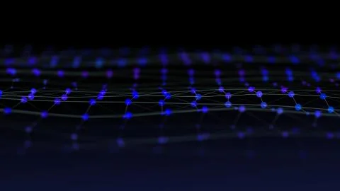 Led light elements connected in orange colour garland. Illustrazione stock