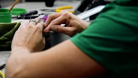Led Light factory production process Vidéo 205062739