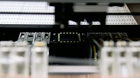 Led Light factory production process 库存影片 205062761
