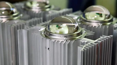 Led Light factory production process 動画素材 209146031