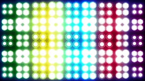 Led Light Flashing Colorful Background Stock Footage