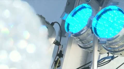 LED Light focus pull Video stock 12577471