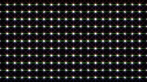 LED Light Kaleidoscope W1BiK1 HD Stock Footage