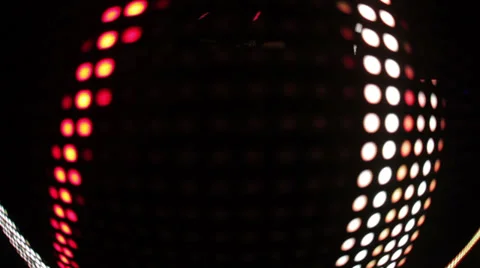 LED Light Leak Disco 3 Stock Footage 30218027