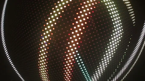 LED Light Leak Disco 7 Stock Footage 30220935