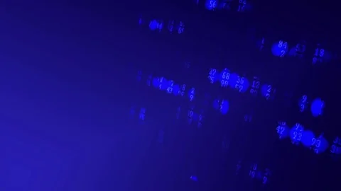  LED Light from the network equipment employed. In light of the rushing streams  Stock Footage 70738873