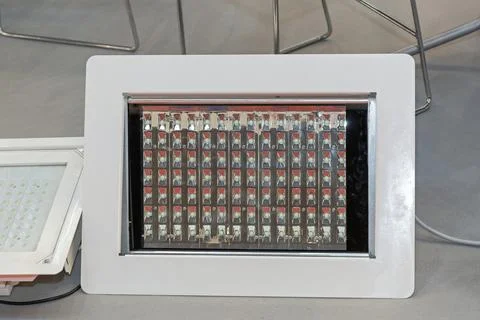 Led Light Panel Floor Stock-Fotos