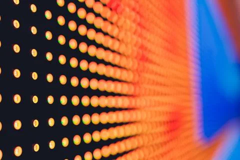 Led light Pattern technology abstract background. close-up Stock Photos