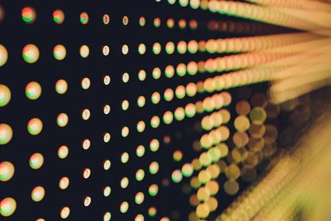 Led light Pattern technology abstract background. close-up Stock Photos