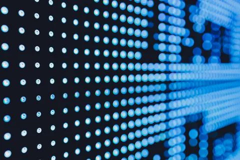 Led light Pattern technology abstract background. close-up Stock Photos