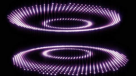 Led Light Projections disco Circles Stock Footage 162927993