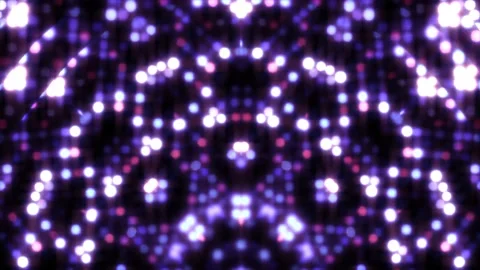 Led Light Projections Led Dots Moving on center Stage Stock Footage 162915323