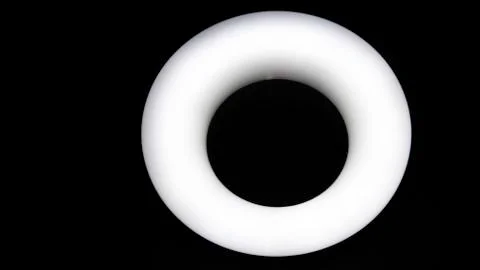 LED light ring for mobile in the dark Stock Photos