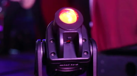 LED Light Spinning Stock Footage 33625438