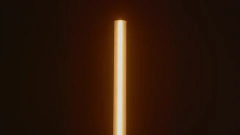LED light stick simulates a medium-speed flickering effect of unstable power. Stock Footage 315881783
