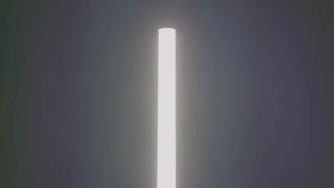 LED light sticks simulate the light effect of unstable flashing power 1 Stock Footage 315862375