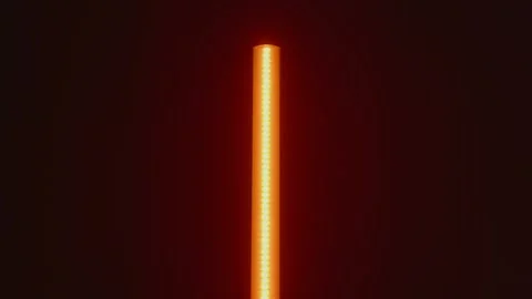 LED light sticks simulate red warning lights flashing slowly Stock Footage 315916649
