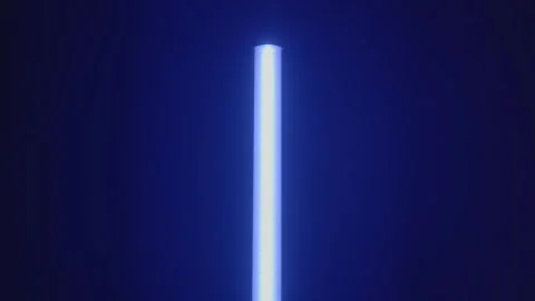 LED light sticks simulate the slow flashing of ambulance lights 2 Stock Footage 315871774