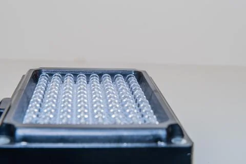 LED light on white background. Stock Photos