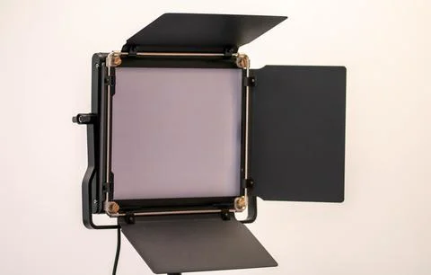 LED Lighting panel switched off. Stock Photos