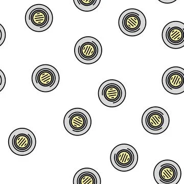 Led lighting vector seamless pattern Stock Illustration