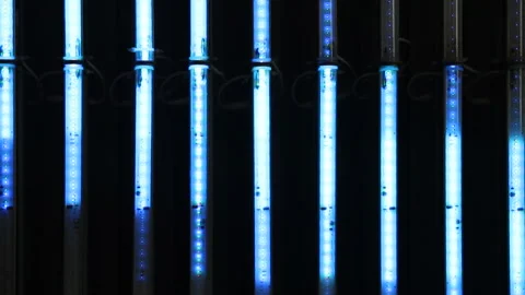 LED Lights up and down Stock Footage 282120410