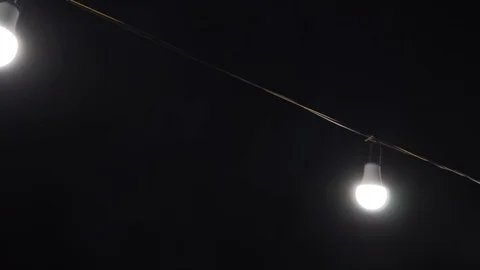 LED Lights Bulbs Diode on a Black Background 스톡 동영상 118650648