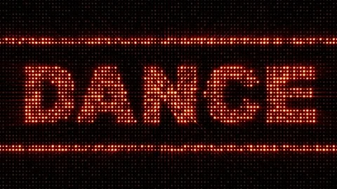 Led Lights Dance Animation, Loop Stock-Footage 223180980