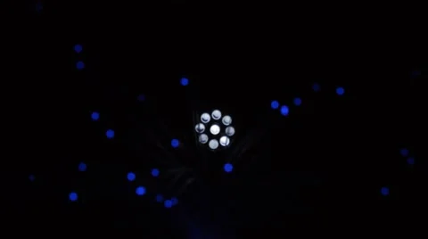 Led lights in the dark Stock-Footage 42888826