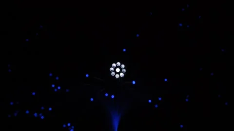 Led lights in the dark Stock-Footage 42889068